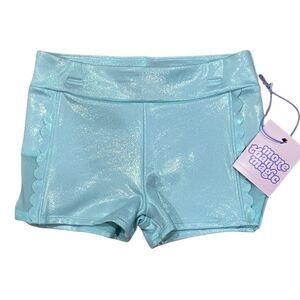 More Than Magic Metallic Dance Gymnastics Athletic Shorts